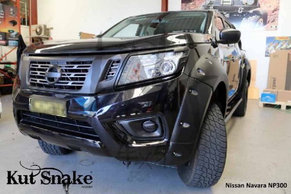 Fender Flares for Nissan Navara D23/NP300 -Monster -85mm wide - AD-BLUE - Image 3