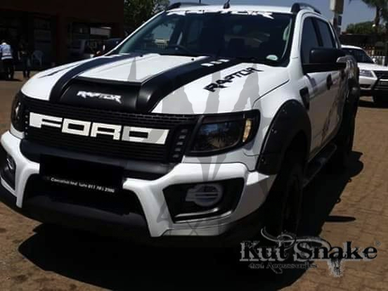 Raptor style Hood Scoop Ford Ranger PX1 - 2011-2015