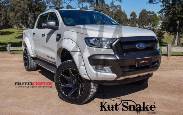 Fender Flares Ford Ranger PX1, 2 and 3- 55 mm wide - Smooth finish
