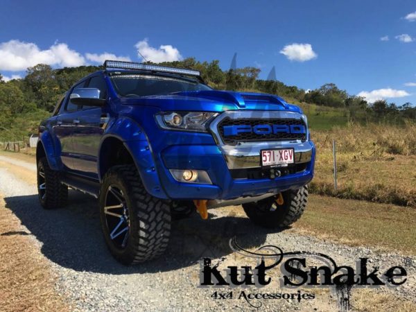 Fender Flares Ford Ranger PX1, 2 and 3- 55 mm wide - Smooth finish