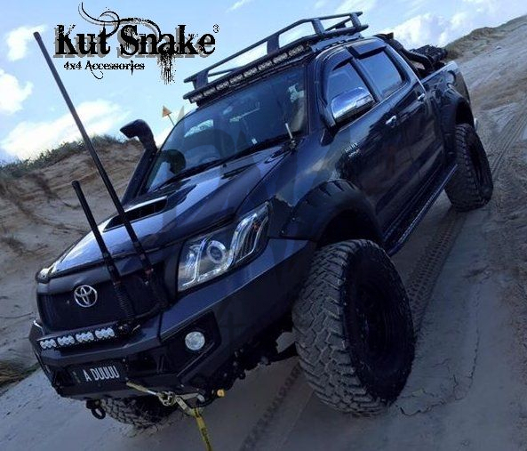Fender Flares for Toyota Hi-Lux 2012-2015 monster (face-lift) - 95 mm wide