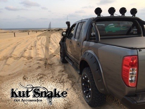 Fender Flares for Nissan Navara D40 - 75 mm wide