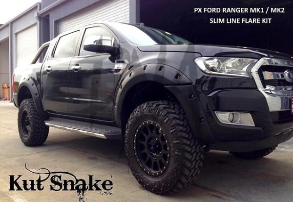 Fender Flares for Ford Ranger PX2 and PX3 - 40 mm wide