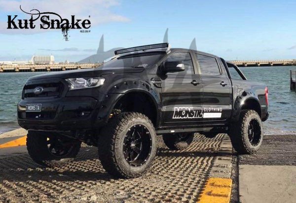 Fender Flares Ford Ranger PX1, 2 and 3- 55 mm wide - Smooth finish