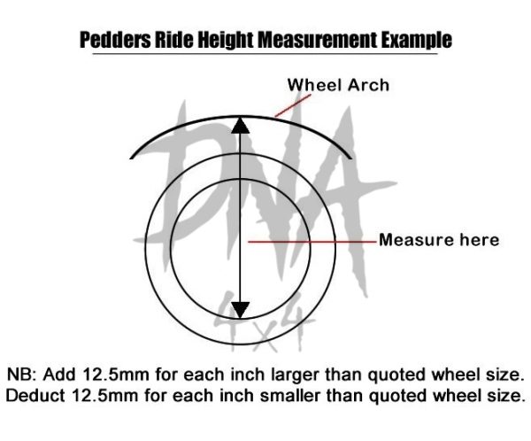 Pedders 1.5 Inch Heavy Duty Suspension Lift Kit. With Foam Cell Shocks. Volkswagen Amarok 4 cylinder models 803185