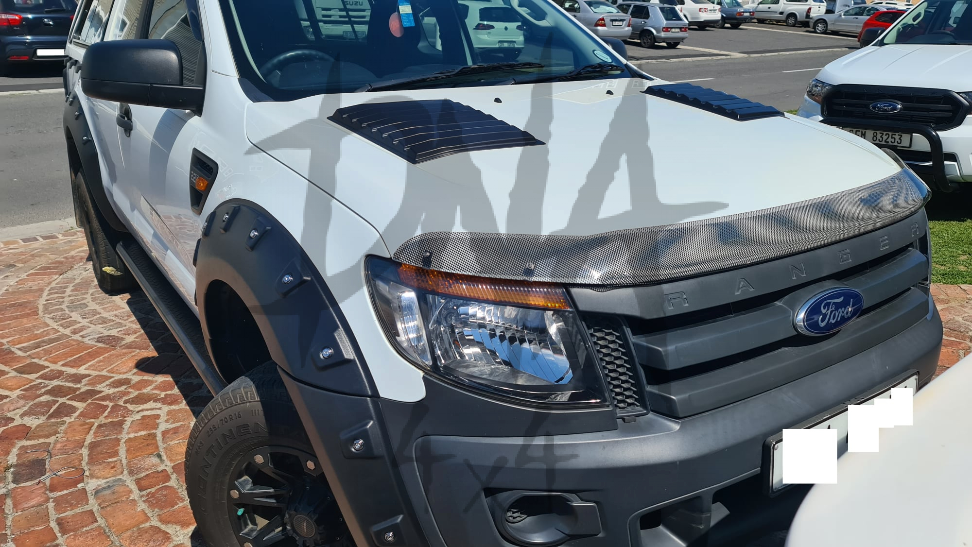 Ford Ranger 2012+ Bonnet Vents - Image 3