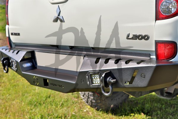 Mitsubishi L200 Series 4 2010-2014 Rear Bumper Matt Black