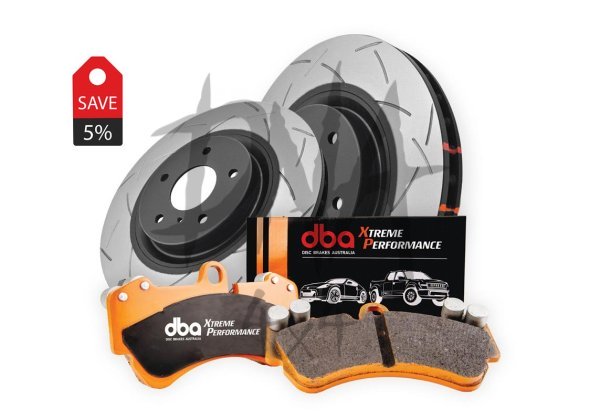 DBA Xtreme Performance Upgrade Kit Ford Ranger T6 PX1 PX2 PX3 2011-22 Front Discs Pads