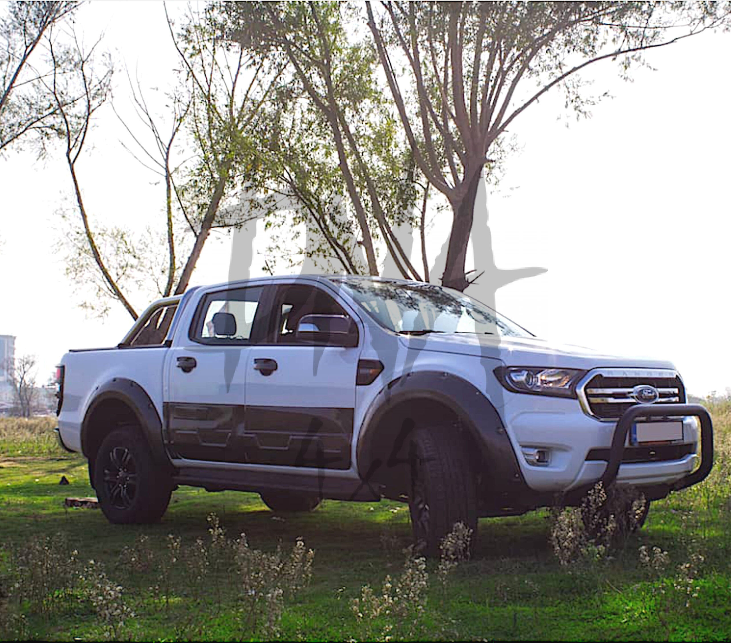 Ford Ranger 2012+ Bull Bar (Nudge Bar) Matt Black