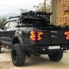 Ford Ranger 2012 +Rear Bumper Matt Black