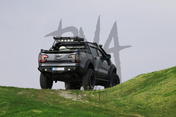Ford Ranger 2012 +Rear Bumper Matt Black