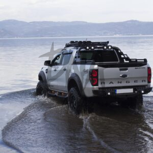 Ford Ranger 2012 +Rear Bumper Matt Black