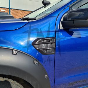 Ford Ranger 2016+ Side Vent Covers (Matt Black)