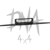 Ford Ranger 2012+ Tailgate Trim - Matt Black