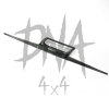 Ford Ranger 2012+ Tailgate Trim - Matt Black