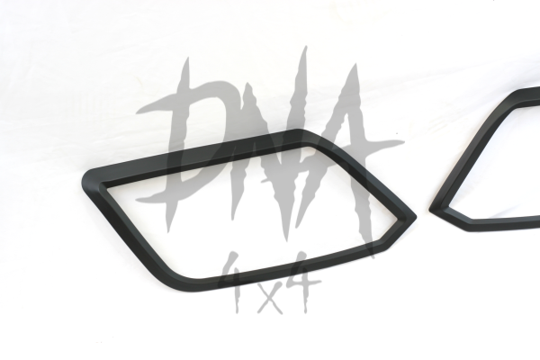 IMG_1291 Volkswagen Amarok 2010+ Headlight Covers Matt Black