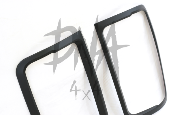Volkswagen Amarok 2010+ Taillight Covers Matt Black