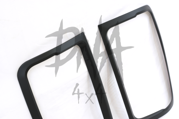 Volkswagen Amarok 2010+ Taillight Covers Matt Black