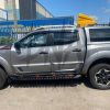 NN3 7 Isuzu D-Max 2012+ Steel Side Steps (Black) With LEDs