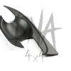 NN3-DHI 6.1 Nissan Navara NP300 2015+ Matt Black Door Handle Inserts
