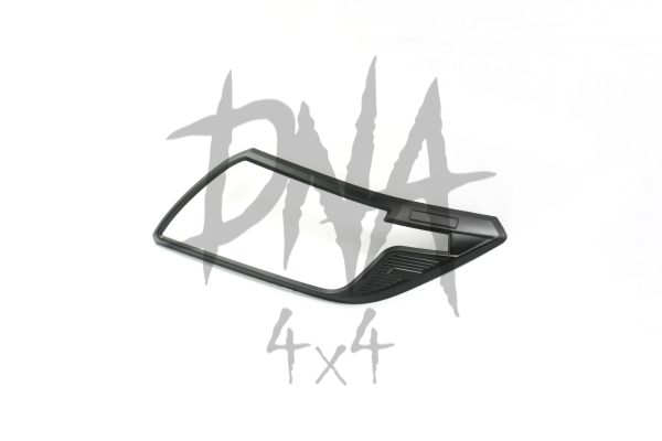 Nissan Navara 2014+ NP300 D23 Headlight Cover Guard Matte Black