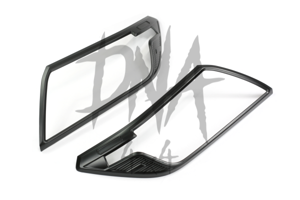 Nissan Navara 2014+ NP300 D23 Headlight Cover Guard Matte Black