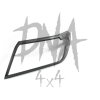 Nissan Navara 2014+ NP300 D23 Headlight Cover Guard Matte Black