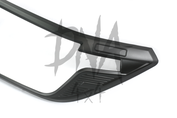 Nissan Navara 2014+ NP300 D23 Headlight Cover Guard Matte Black
