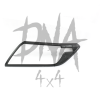 Nissan Navara 2014+ NP300 D23 Headlight Cover Guard Matte Black