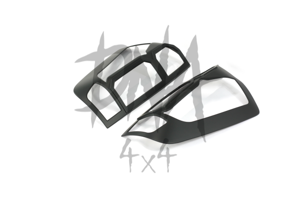Nissan Navara 2014+ NP300 D23 Tail Light Cover Guard Matte Black