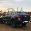 Nissan Navara NP300 Steel Side Steps (Matt Black)