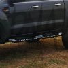 Isuzu D-Max 2012+ Steel Side Steps (Matt Black)