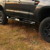 S32 Ford Ranger 2012+ Steel Side Steps (Matt Black)
