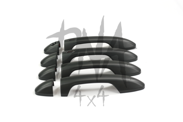 Toyota Hilux 2016+ Door Handle Covers - Matt Black