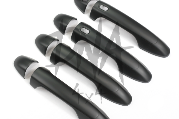 Toyota Hilux 2016+ Door Handle Covers - Matt Black