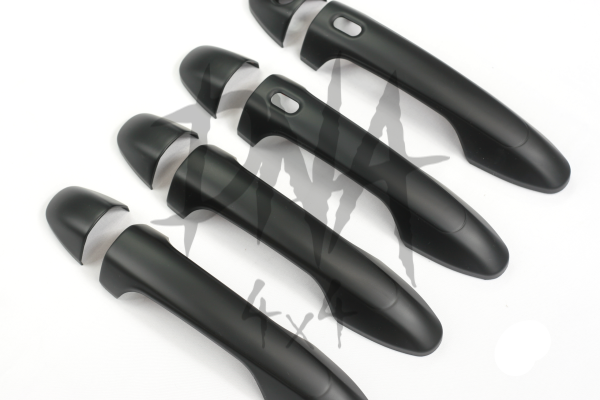 Toyota Hilux 2016+ Door Handle Covers - Matt Black
