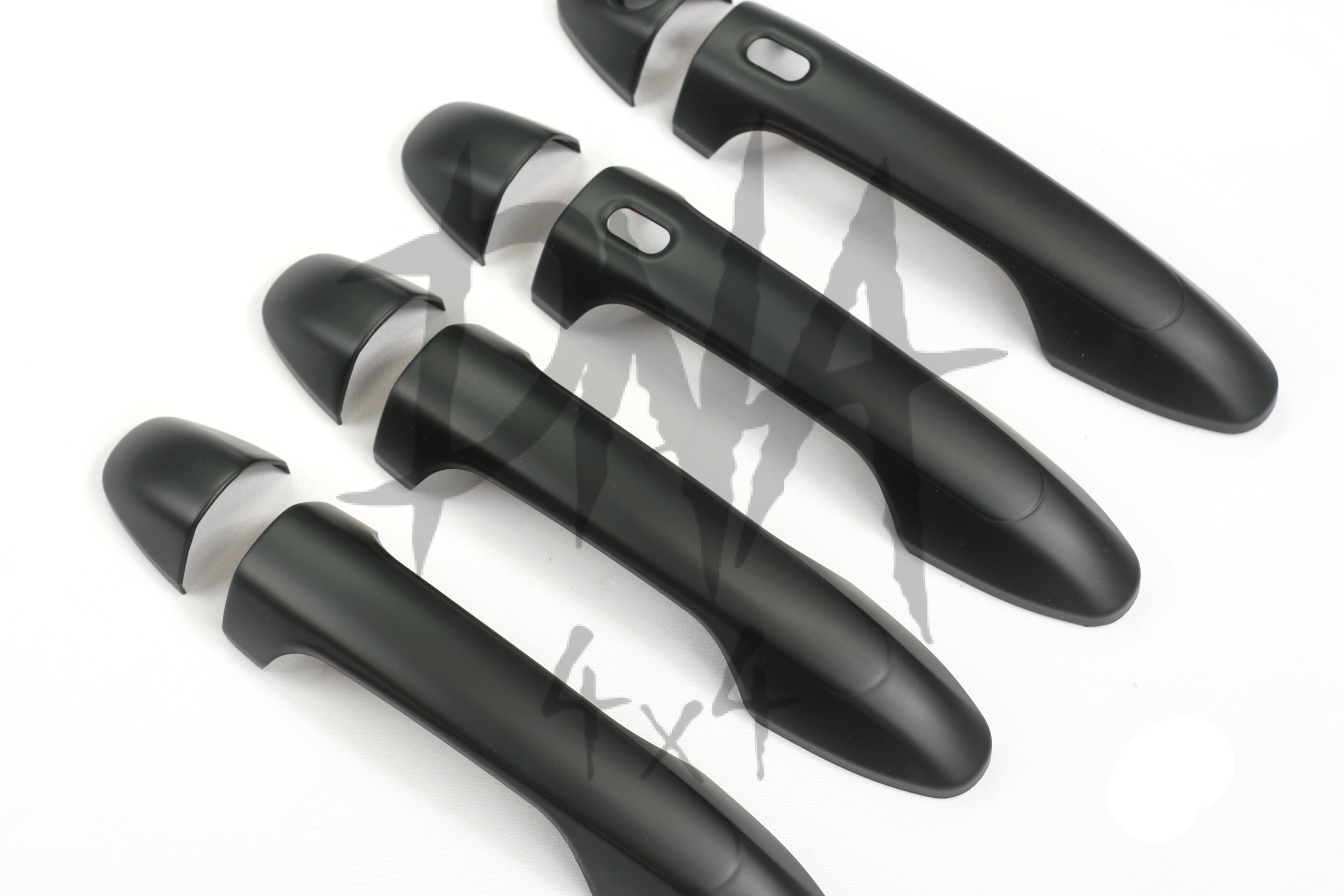 Toyota Hilux 2016+ Door Handle Covers - Matt Black