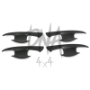 Toyota Hilux 2016-2020 Matte Black Door Handle Inserts