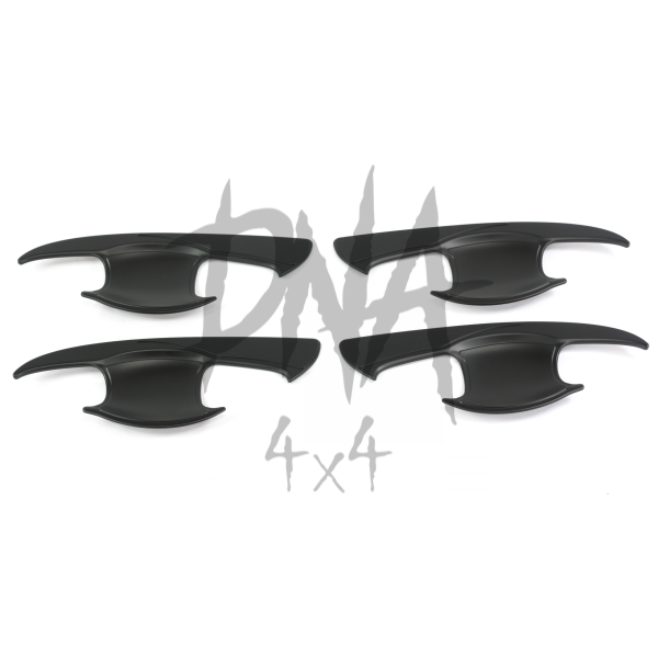 Toyota Hilux 2016-2020 Matte Black Door Handle Inserts