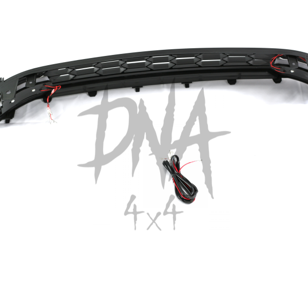 Toyota Hilux 2016-2020 Gloss Black DRL LED Grille