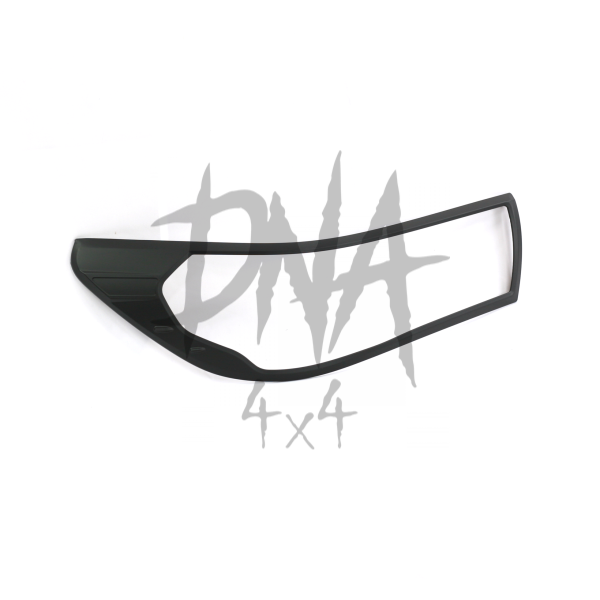 Toyota Hilux 2016-2020 Matt Black Head Light Covers