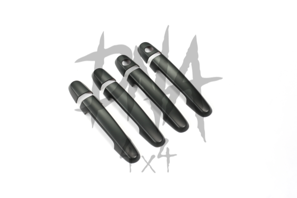 Toyota Hilux 2005-2015 Door Handle Covers - Matt Black