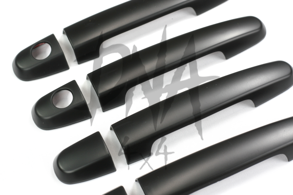 Toyota Hilux 2005-2015 Door Handle Covers - Matt Black