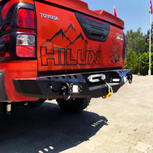 Toyota Hilux Rear Bumper Matt Black