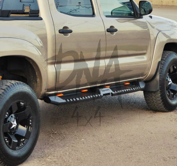 egrjuıl Isuzu D-Max 2012+ Heavy Duty Side Steps (Black) With LEDs