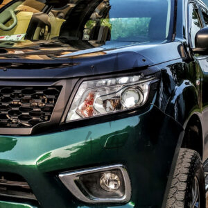 Nissan Navara 2014+ NP300 D23 Headlight Cover Guard Matte Black