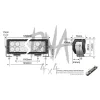 STEDI ST4K 50 Inch 96 LED Double Row Light Bar