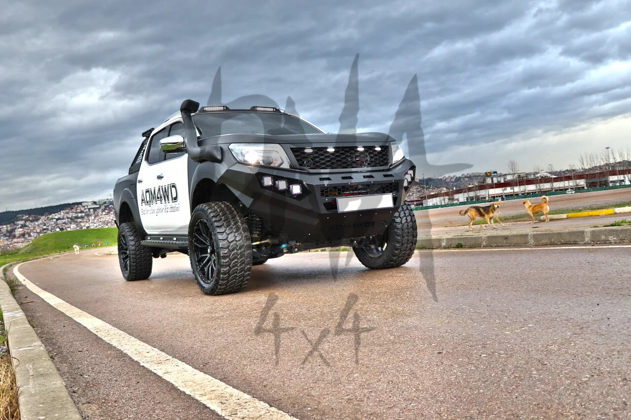 Nissan Navara NP300 2015+ Heavy Duty Winch Front Bumper - Image 2
