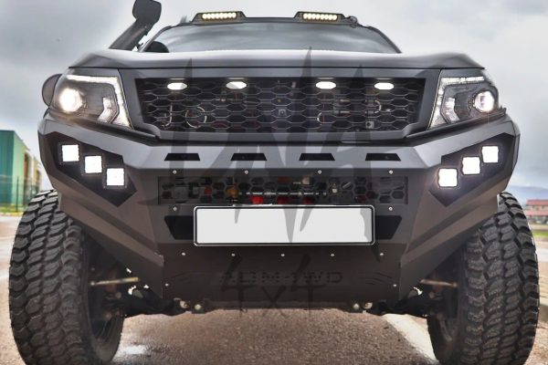 wregryuıj Nissan Navara NP300 2015+ Heavy Duty Winch Front Bumper