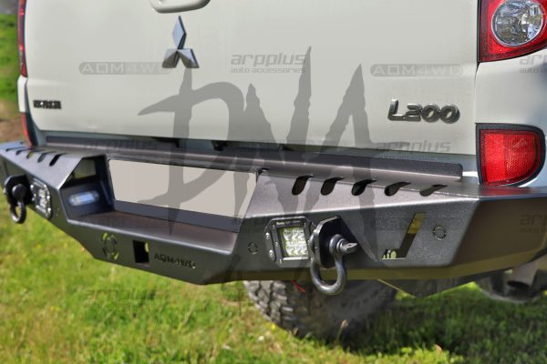 9 Isuzu D-Max 2012+ Rear Bumper Matt Black